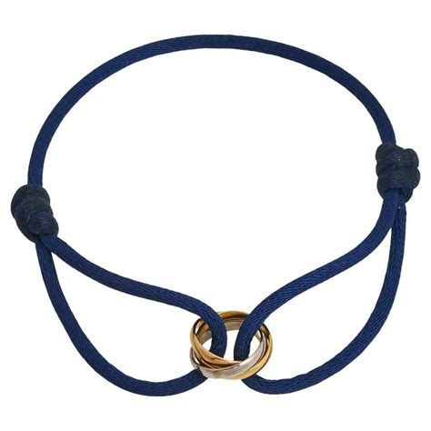 cartier trinity bracelet blue|cartier trinity bracelet for sale.